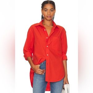 Citizens of Humanity Kayla Shirt Coral Balm Medium
